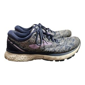 Women's Brooks Running Shoes - Blue and Gray 1202771B406